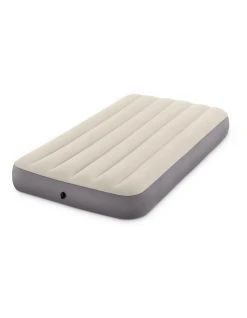 Discount 💯 Intex Dura-Beam Single High Airbed - Single Beige 🔔 -Bedroom Sales Store 803418490 3 720x928