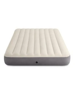 Best reviews of ❤️ Intex Dura-Beam Deluxe Single High Airbed - Queen Beige 🧨
