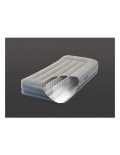 Promo ⌛ Intex Dura-Beam Pillow Rest Mid-rise Airbed - Single Beige 🎉 -Bedroom Sales Store 803418760 3 720x928