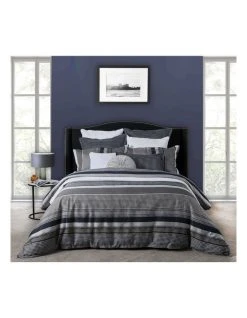 Coupon ❤️ Private Collection London Quilt Cover Set Ink 👍