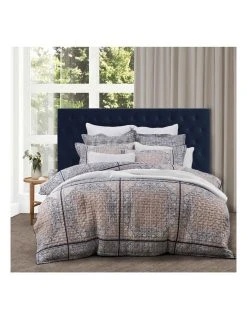 Flash Sale ❤️ Private Collection Willard Quilt Cover Set Navy 😀