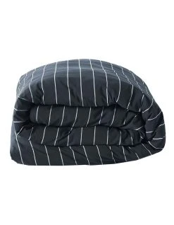 Best deal 🌟 Aura Home French Stripe Bedlinen Collection in Steel 👏 -Bedroom Sales Store 804513250 3 720x928