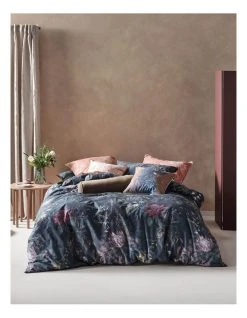 Best deal 🎁 Linen House Acacia Quilt Cover Set Navy ⌛