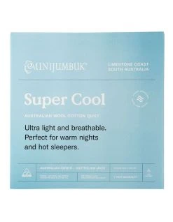 Coupon ❤️ MiniJumbuk Super Cool Australian Wool Cotton Quilt ✨