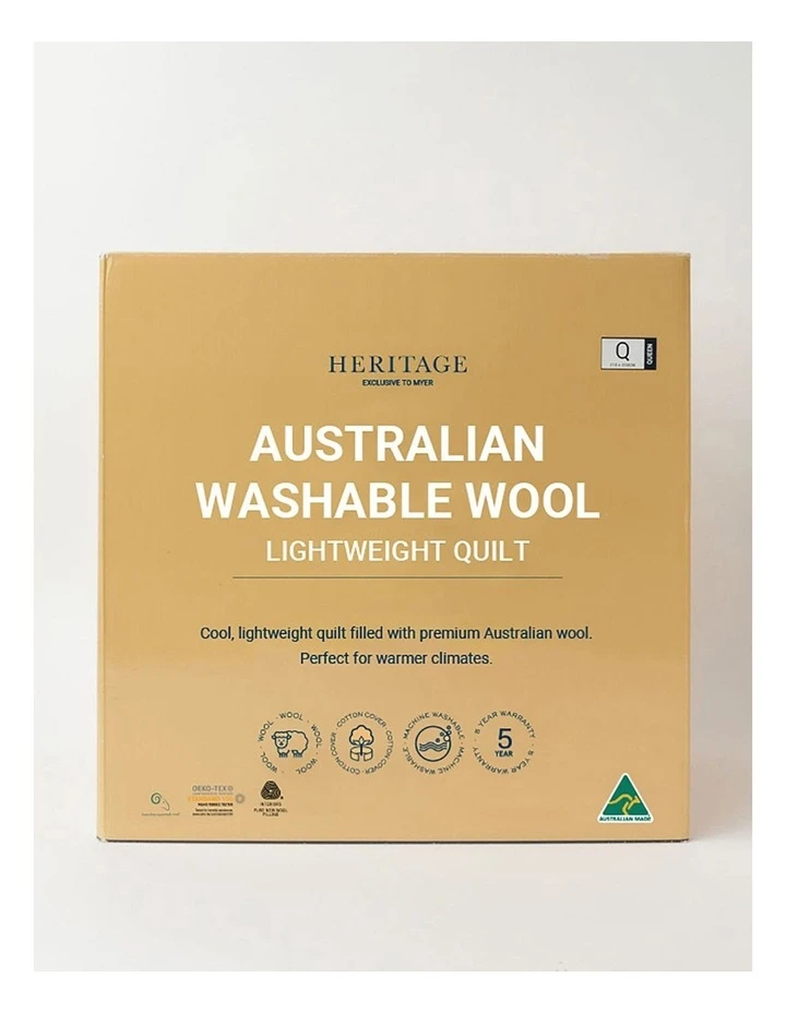 Coupon ✔️ Heritage Australian Washable Wool Lightweight Quilt 🌟 1 Coupon ✔️ Heritage Australian Washable Wool Lightweight Quilt 🌟