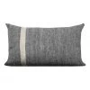 Hot Sale 🧨 Aura Home Herringbone Rectangle Cushion in Charcoal 🌟