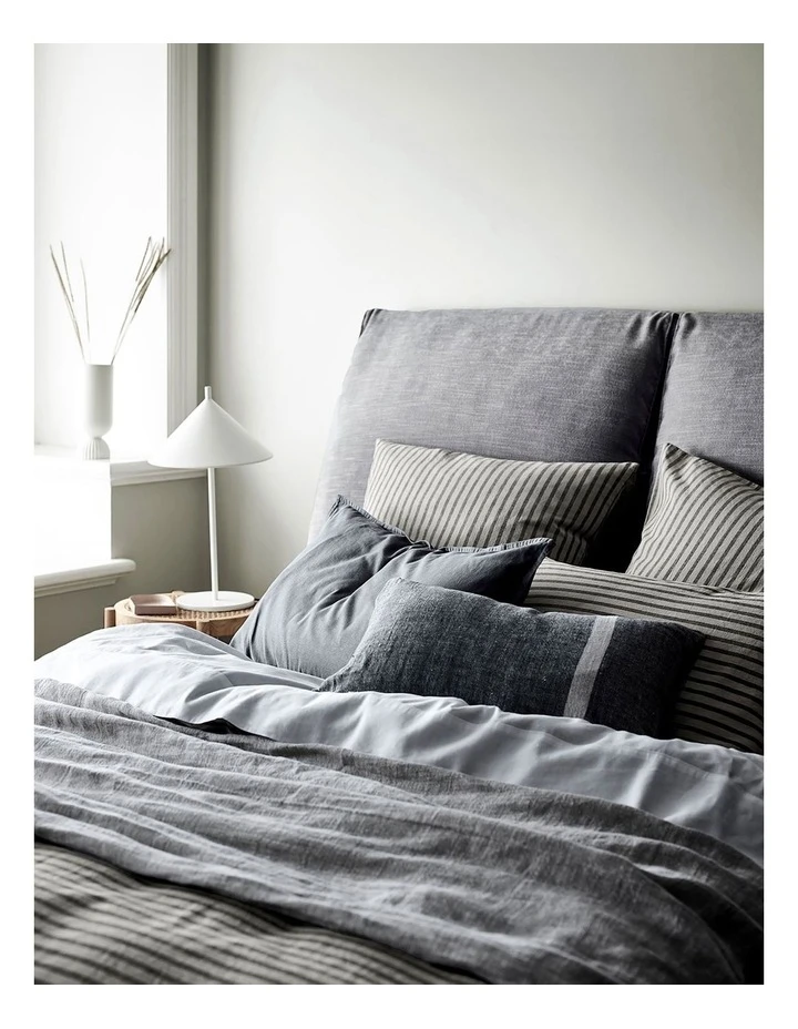 Hot Sale ๐งจ Aura Home Herringbone Rectangle Cushion in Charcoal ๐ 2 Hot Sale ๐งจ Aura Home Herringbone Rectangle Cushion in Charcoal ๐ - Image 2