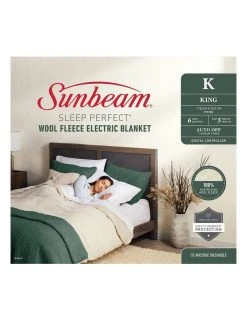 Brand new 😉 Sunbeam Sleep Perfect Wool Fleece Electric Blankets ❤️
