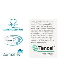 Budget ❤️ Moonshadow Nature's Sleep Cosmetic Tencel Fitted Sheet Set 🎁 -Bedroom Sales Store 816212440 816210280 3 720x928