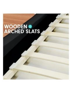 Flash Sale 💯 Laura Hill Queen Size Pu Leather Bed Frame Wood Base Metal Beam Italian Design - Red 🔔 -Bedroom Sales Store 816580900 6 720x928