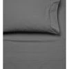 Outlet ✔️ Linen House Vienna 300TC Cotton Percale Sheeting Charcoal 💯