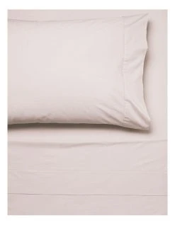 Cheapest ⌛ Linen House 300 Thread Count Vienna Sheeting in Pink ⌛