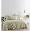 Cheapest ✔️ Linen House Deluxe Waffle Quilt Cover Set Green 🧨