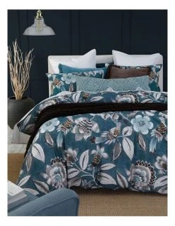 Hot Sale ⭐ M.M Linen Lark Quilt Cover Set Teal 👍