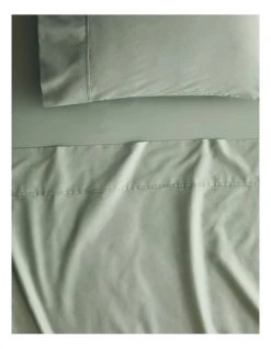 Best deal 😍 Sheridan Organic Cotton 400TC Sheet Set Collection in Mineral Green 👍