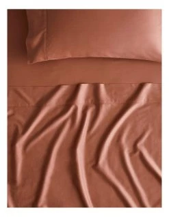 Cheapest ✔️ Sheridan Tencel Lyocell Fibre & Cotton Sheet Set Collection in Redwood 👍