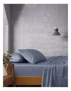 New 🥰 Vue Tulsa 500TC Cotton Sateen Sheet Set Slate 😉