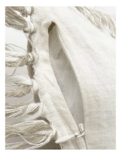 Top 10 ⌛ Australian House & Garden Moreton Tassel Linen Cushion Sand ❤️ -Bedroom Sales Store 832494070 4 720x928