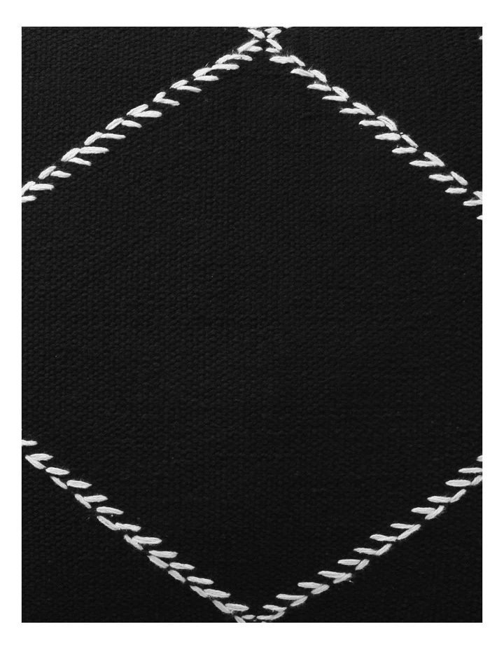 Outlet 💯 Darren Palmer Dp Castille Diamond Woven Cushion Black ✔️ 3 Outlet 💯 Darren Palmer Dp Castille Diamond Woven Cushion Black ✔️ - Image 3