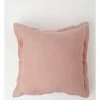 Buy ⭐ Heritage Hilltop Flanged Linen 50X50cm Cushion Rose Pink ⌛