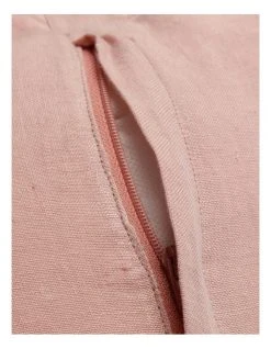 Buy ⭐ Heritage Hilltop Flanged Linen 50X50cm Cushion Rose Pink ⌛ -Bedroom Sales Store 832495510 4 720x928