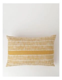 Hot Sale ✔️ Vue Nuevo Woven Striped Breakfast Cushion in Yellow 🎉
