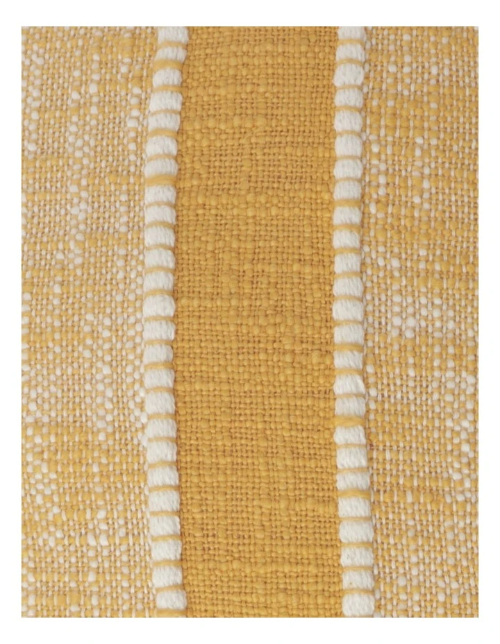 Hot Sale ✔️ Vue Nuevo Woven Striped Breakfast Cushion in Yellow 🎉 3 Hot Sale ✔️ Vue Nuevo Woven Striped Breakfast Cushion in Yellow 🎉 - Image 3