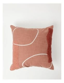Best reviews of ⌛ Vue Vega Geometric Embroidered Cushion Terracotta 😍