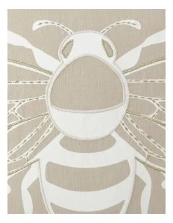 Coupon ❤️ Heritage Mellifera Embroidered Bee Cushion Natural ❤️ -Bedroom Sales Store 832960720 3 720x928
