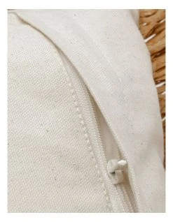 Buy 🧨 Australian House & Garden Coorabell Raffia & Cotton With Fringe Cushion Natural ✔️ -Bedroom Sales Store 832962070 4 720x928