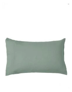 Deals 😍 Australian House & Garden Sandy Cape Washed Belgian Linen Sheet Set Eucalyptus 🌟 -Bedroom Sales Store 832966930 832966390 3 1 720x928