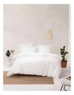 Top 10 ❤️ Linen House Nara 400TC Bamboo Cotton Quilt Cover Set White ✔️