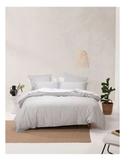 Top 10 🔔 Linen House Nara 400TC Bamboo Cotton Quilt Cover Set Silver 😍