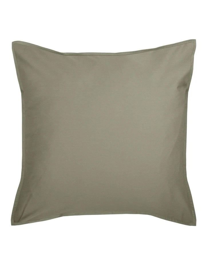 Hot Sale ❤️ Linen House Nara 400TC Bamboo Cotton Quilt Cover Set Moss ✨ 4 Hot Sale ❤️ Linen House Nara 400TC Bamboo Cotton Quilt Cover Set Moss ✨ - Image 4