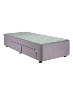 Discount 💯 Sealy Space Saver Left Hand 2 Drawer Base Taupe 🤩
