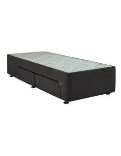 Hot Sale 🛒 Sealy Space Saver Left Hand 2 Drawer Base Graphite 🥰