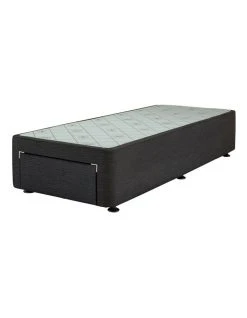 Hot Sale 🛒 Sealy Space Saver Left Hand 2 Drawer Base Graphite 🥰 -Bedroom Sales Store 835232320 4 720x928