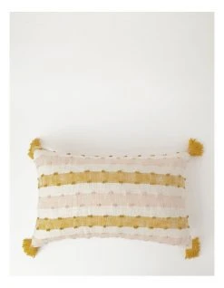 Wholesale ❤️ Vue Mortmar Dobby Breakfast Cushion Yellow/Pink ⭐