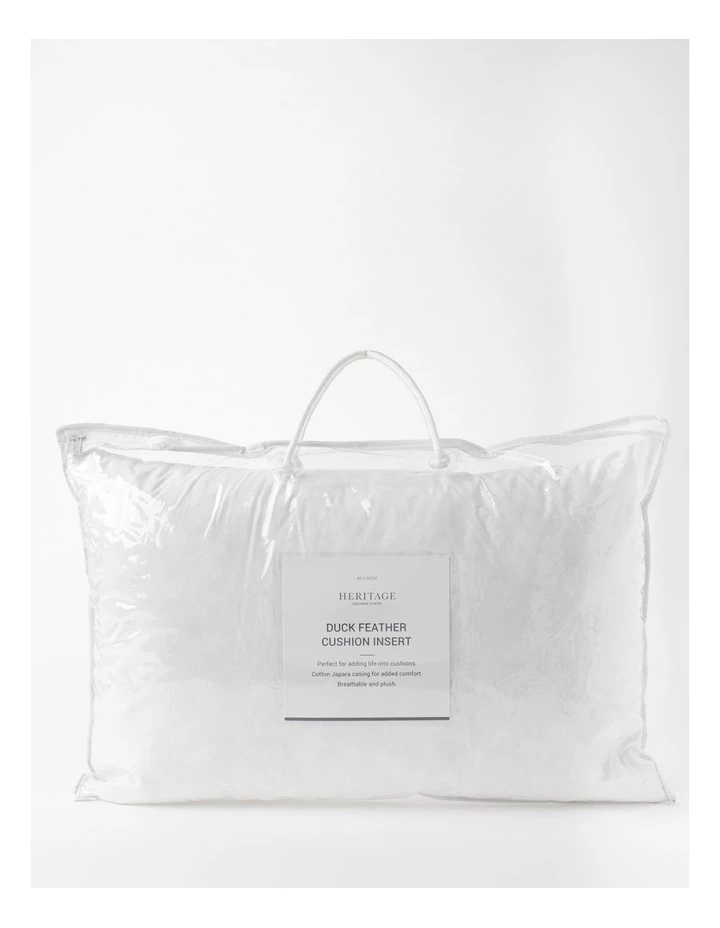 Budget 🥰 Heritage 40X60cm Cushion Insert White 🎉 1 Budget 🥰 Heritage 40X60cm Cushion Insert White 🎉