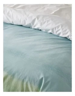 Outlet ✨ Vue Skyler Washed Cotton Quilt Cover Set Sage 🔔 -Bedroom Sales Store 836129080 3 720x928