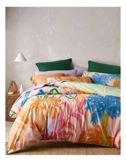 Cheap ⌛ Vue Caliente Cotton Sateen Quilt Cover Set Multicolour 😉