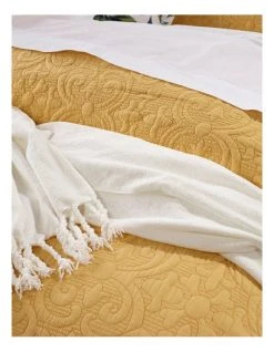 Coupon 🔥 Heritage Marcelle Quilted Quilt Cover Set Yellow ⭐ -Bedroom Sales Store 836274070 836273440 3 720x928