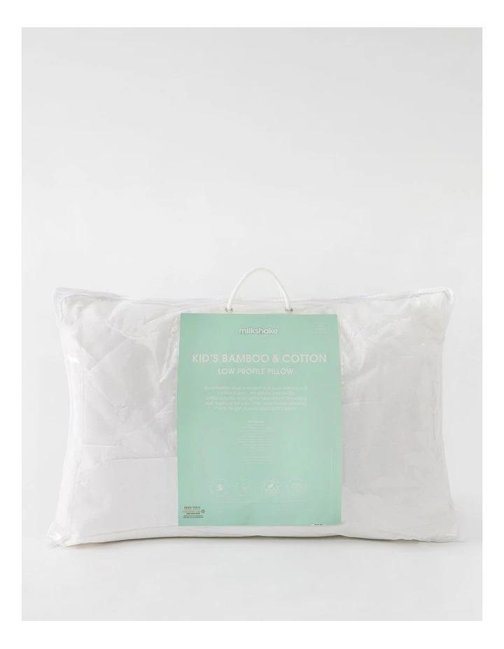 Promo โ๏ธ Milkshake Kids Bamboo & Cotton Low Profile Pillow White ๐ฏ 1 Promo โ๏ธ Milkshake Kids Bamboo & Cotton Low Profile Pillow White ๐ฏ