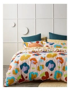 Flash Sale ✨ Beau & Bonnie Lula Cotton Quilt Cover Set Shell Pink 🔔