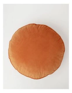 Flash Sale 👏 Beau & Bonnie Velvet Round Cushion Orange 💯
