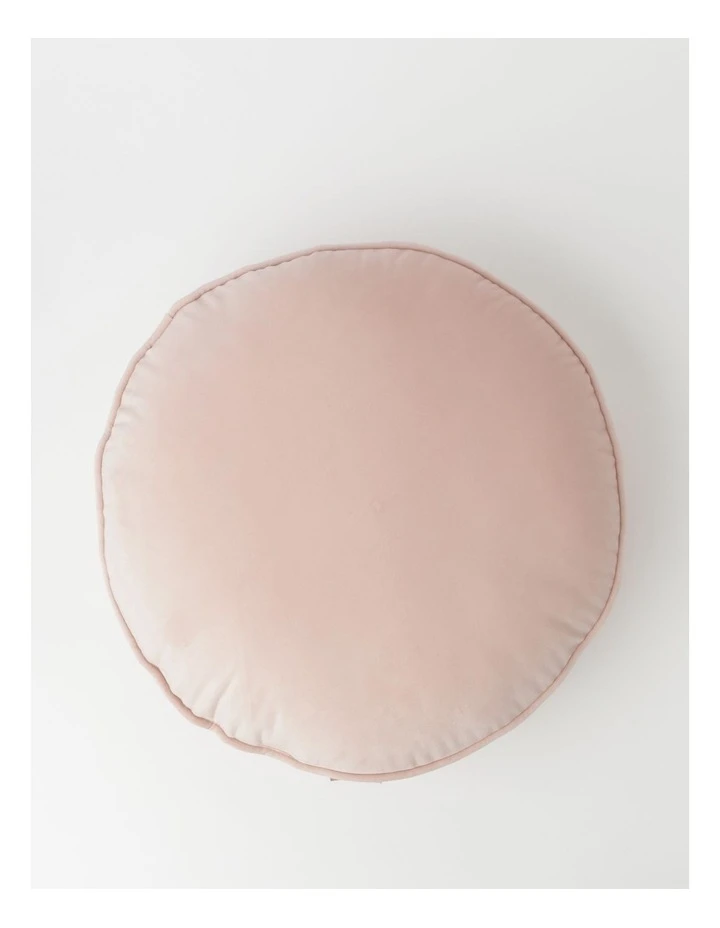 Deals ✨ Beau & Bonnie Round Velvet Cushion In Pink ❤️ 1 Deals ✨ Beau & Bonnie Round Velvet Cushion In Pink ❤️