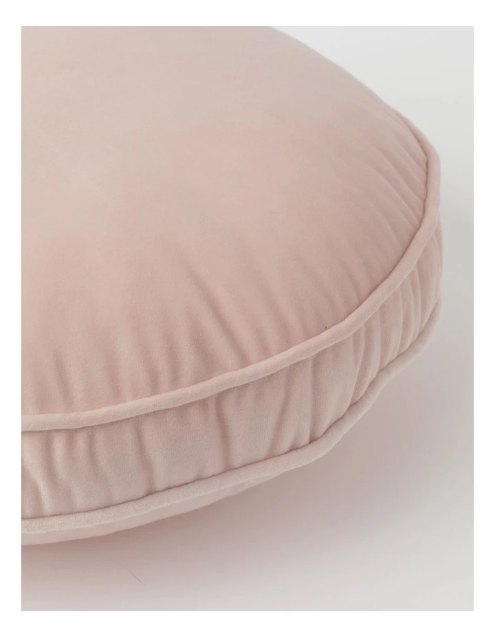 Deals ✨ Beau & Bonnie Round Velvet Cushion In Pink ❤️ 2 Deals ✨ Beau & Bonnie Round Velvet Cushion In Pink ❤️ - Image 2