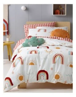 Brand new 🎉 Milkshake Willow Cotton Quilt Cover Set Multicolour 🌟