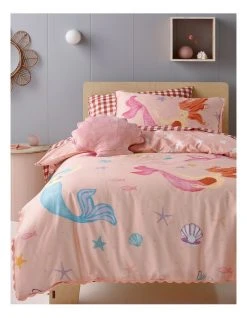 Best reviews of 🔥 Milkshake Mystical Mermaid Cotton Quilt Cover Set Pink 🎁