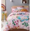 Best Sale ❤️ Milkshake Backyard Butterflies Cotton Quilt Cover Set Multicolour 😍